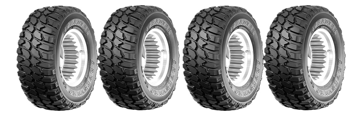 Kit 4 Neumaticos Gt Radial Advturo M/t 33x12.50 R15 108q