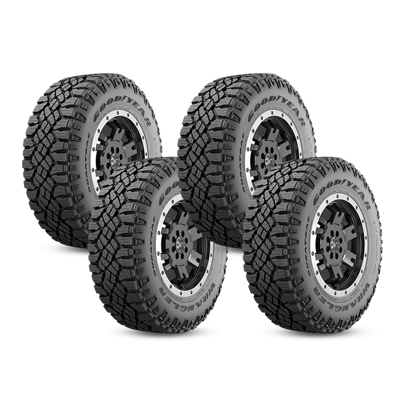 Kit 4 Neumáticos Goodyear Wrangler Duratrac LT245/70R17 119Q